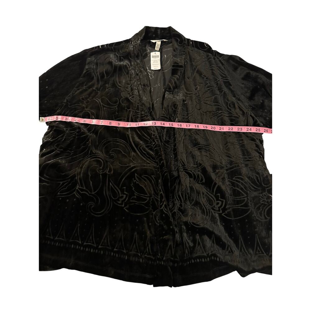 Soma Limited Edition Velvet Noir Wrap Robe & Velvet Pants - NWT - XXL Tall - Picture 12 of 16